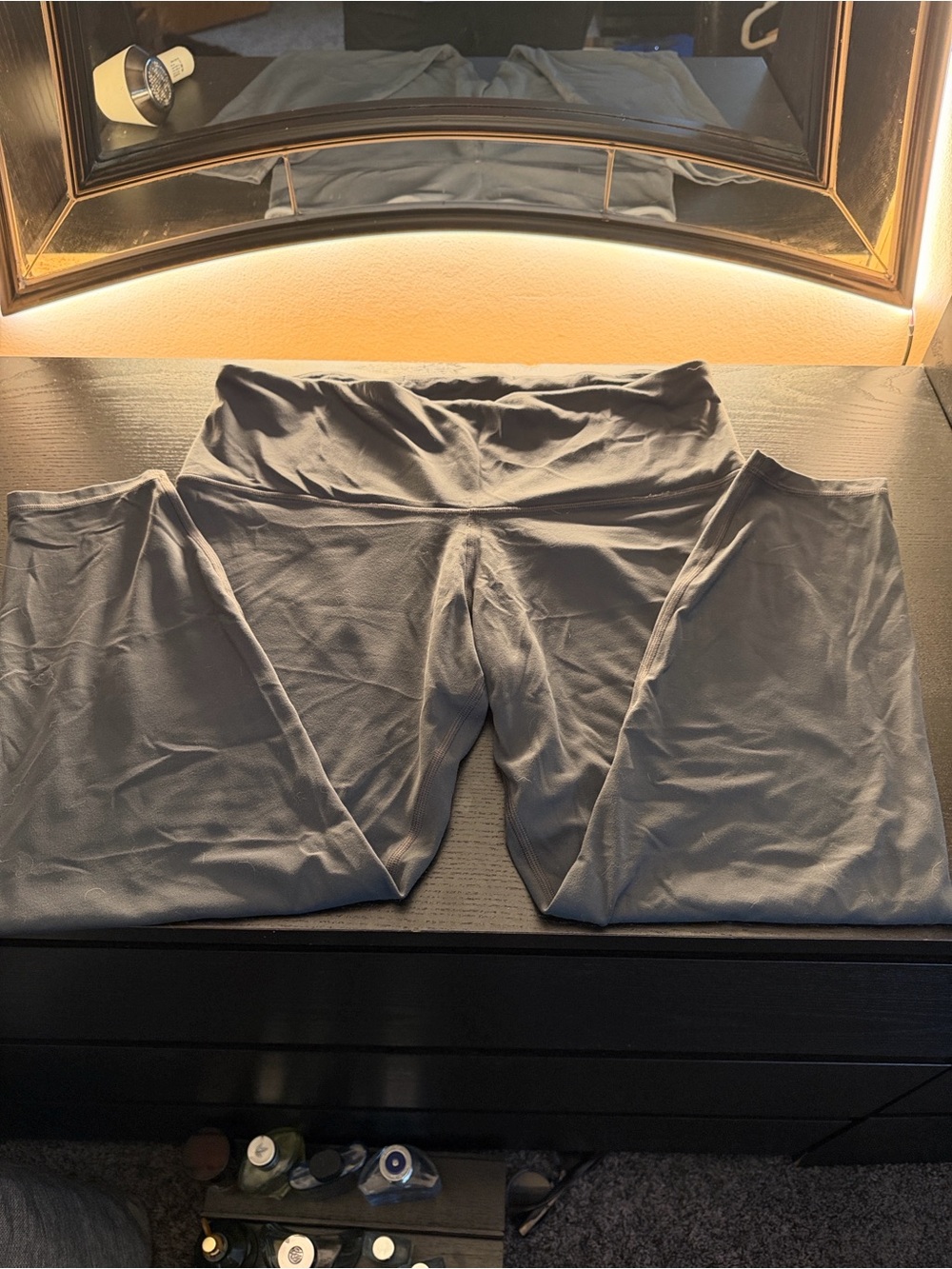 Athleta Gray High-Rise Leggings